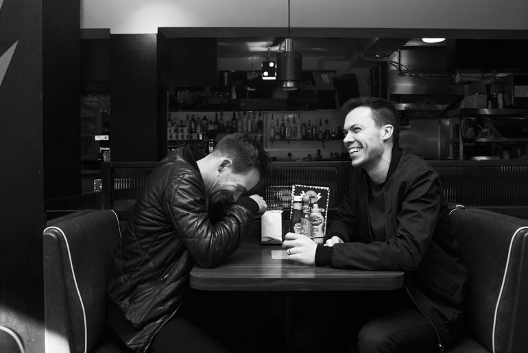 Delta Heavy: (from left) Ben Hall & Simon James.