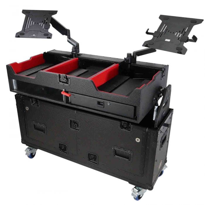 Flip-Ready Easy Retracting Hydraulic Lift Case for Pioneer CDJ-2000 System