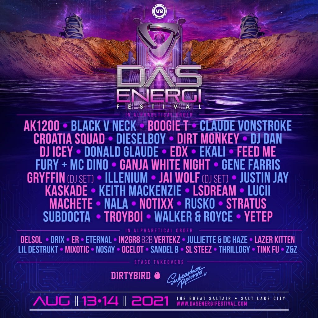 das energi lineup 2021