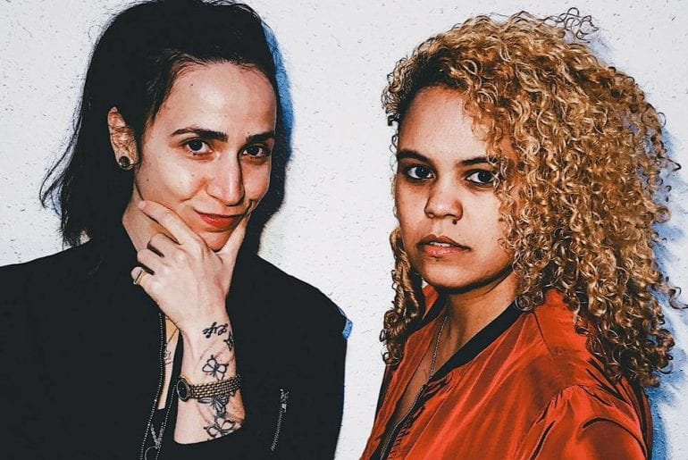 black girl/white girl dj